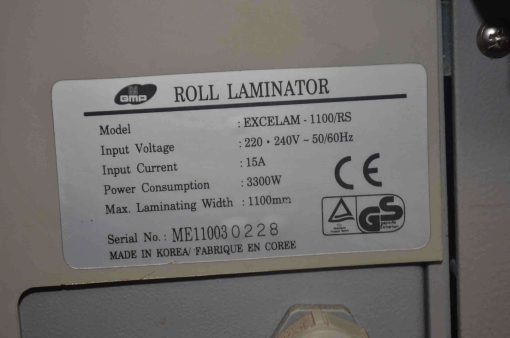GMP Exceleam 1100RS -SOLD to Swedish printer - Image 3