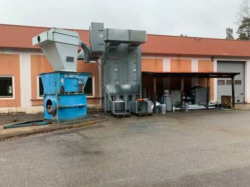 Kongskilde paper waste conveying system -SOLD to Spain