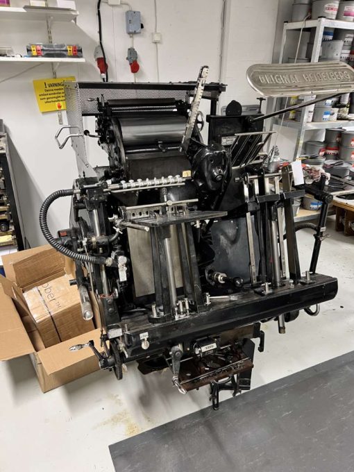 Heidelberg OHT Tiegel -SOLD to Uzbekistan
