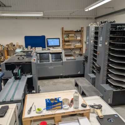 Duplo iSaddle booklet making system, 2012